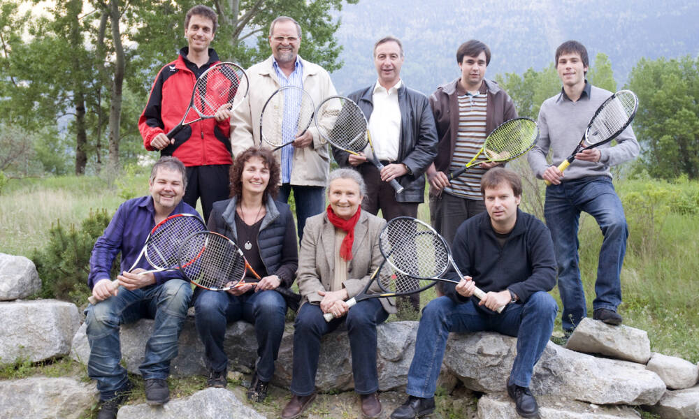 Sur la photo : Pierre-Joe Carron, Michel Boson, Jean-Laurent Valloton (Président), Michaël Grange, Julian Dorsaz, Christel Mailler, Romaine Mermoud, Anne-Marie Von Roten, Niels Carron